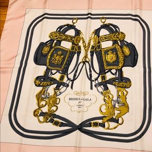 Hermès Silk Scarf “ les brides de gala”